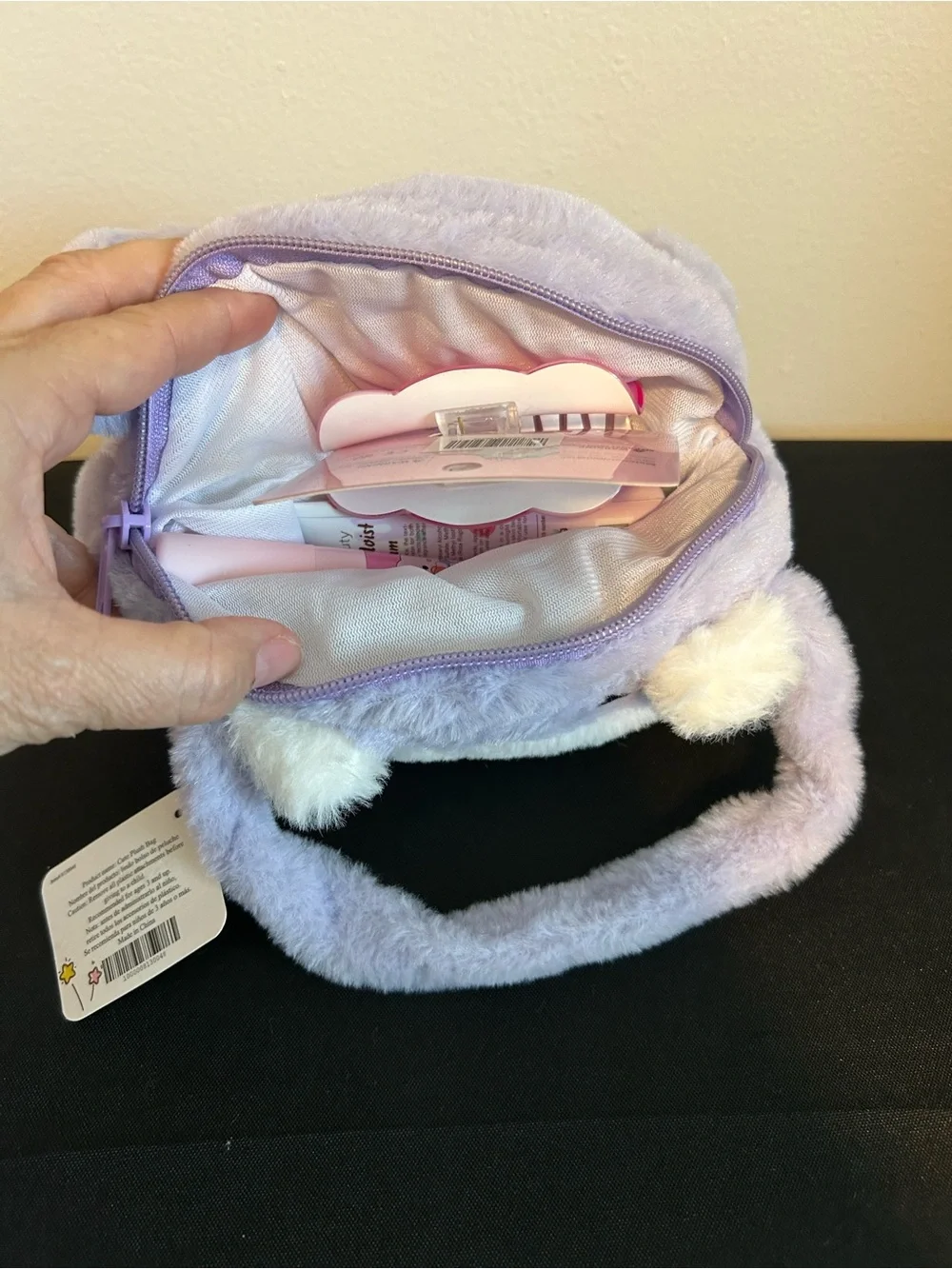 Fuzzy Hello Kitty mini bag and more